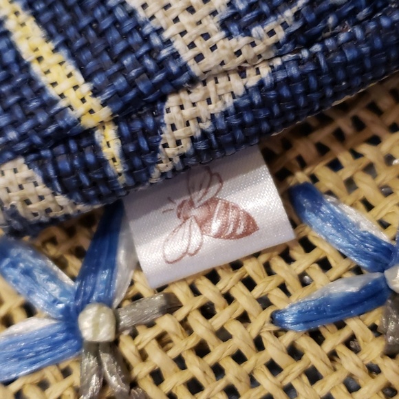 Wristlet and Coin Purse -  Woven Paper - Beachy Coastal / Tiki - NWOT - Picture 8 of 11